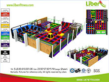 China Professional indoor trampoline park factory